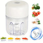 Mini Electric Garlic Chopper – 250ML Wireless Portable Food Processor for Garlic, Onion, Veggies & More